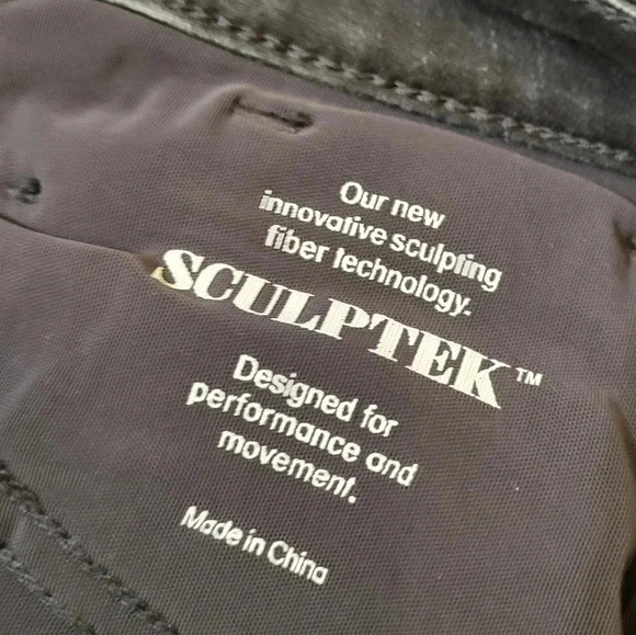 Athleta Sculptex Skinny Carbon Cotton Blend Slimming Sculpting Mid Rise Jeans(6) - Picture 10 of 13